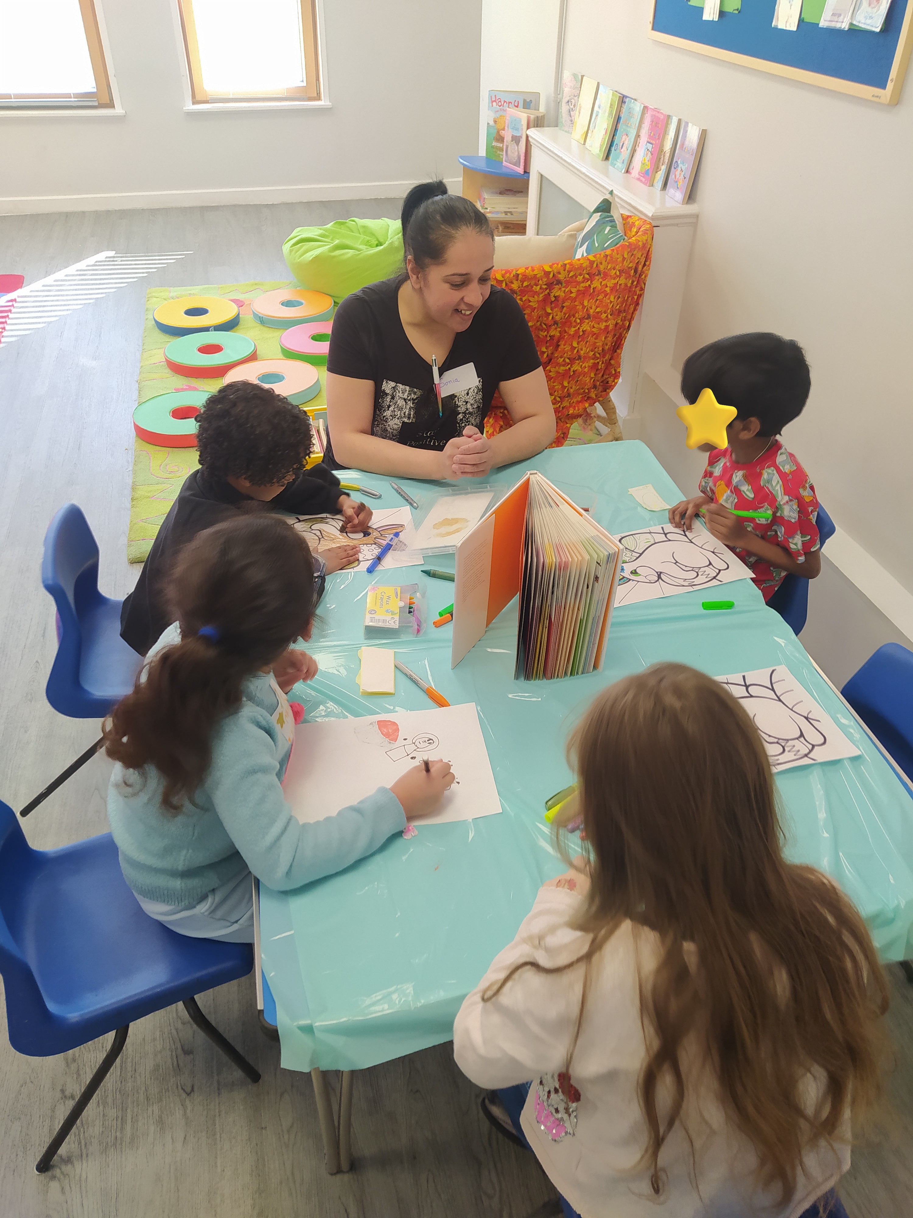 Children enjoying holiday activities